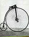 James Starley: "penny-farthing" cykel
