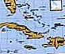Mapa político de las Bahamas;  imagemaped con bahama002 (mapa físico)