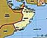 Mapa político de Omán