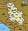 Serbia, mapa