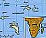 Seychelles.  Mapa político: fronteras, ciudades, islas.  Incluye localizador.