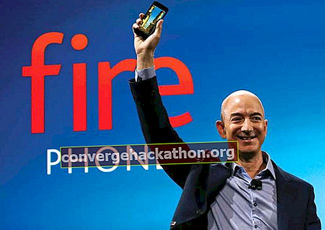 Jeff Bezos dari Amazon dengan Telepon Api