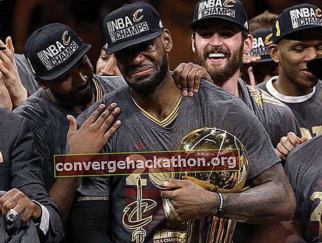 LeBron James et les Cleveland Cavaliers célèbrent le championnat NBA 2016
