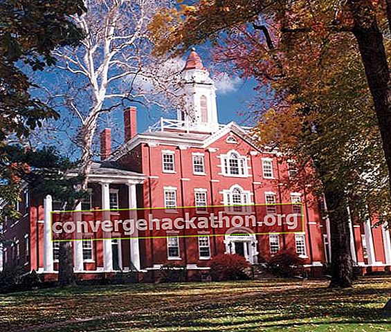 Bentley Hall, Allegheny College, Meadville, Pensilvania.