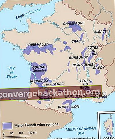 France: régions viticoles