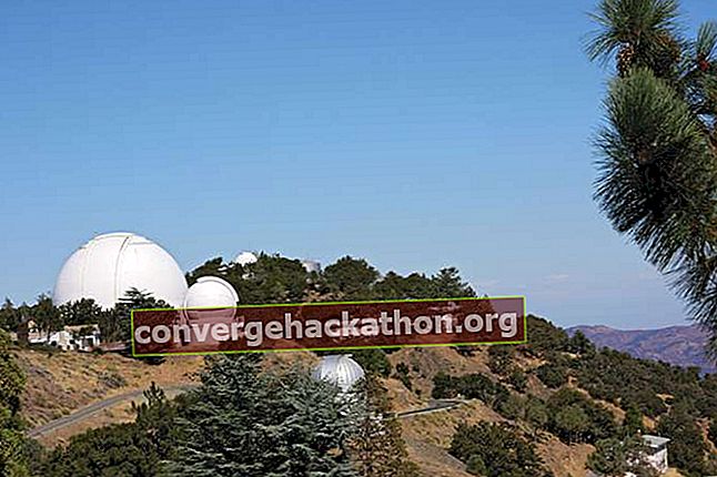 Lick Observatory sul Monte Hamilton, vicino a San Jose, in California.