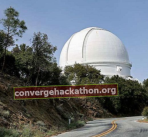 Lick Observatory sul Monte Hamilton, vicino a San Jose, in California.