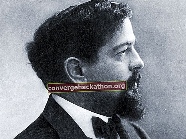 Nhà soạn nhạc người Pháp Claude Debussy.